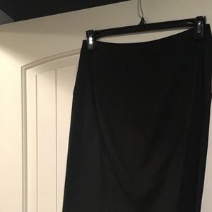 Black pencil skirt